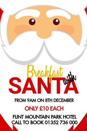 BREAKFAST WITH SANTA Join Us on 8th December for a Delicious Breakfast and Meet Santa!