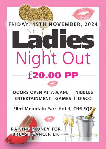 Ladies Night This Month For a Great Cause Joins Us For a Great Night