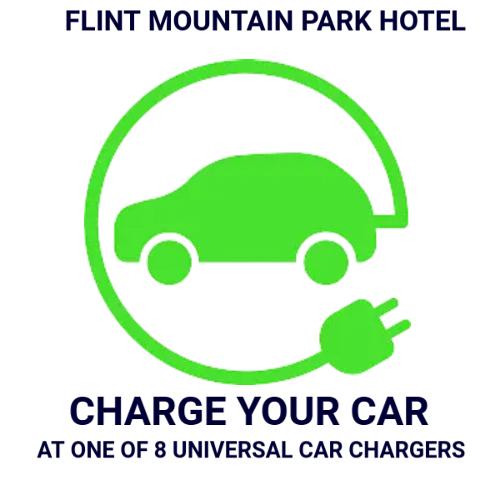 CHARGE YOUR CAR AT ONE OF 8 UNIVERSAL TESLA CHARGERS And pop in for a cup of tea/coffee and cake!